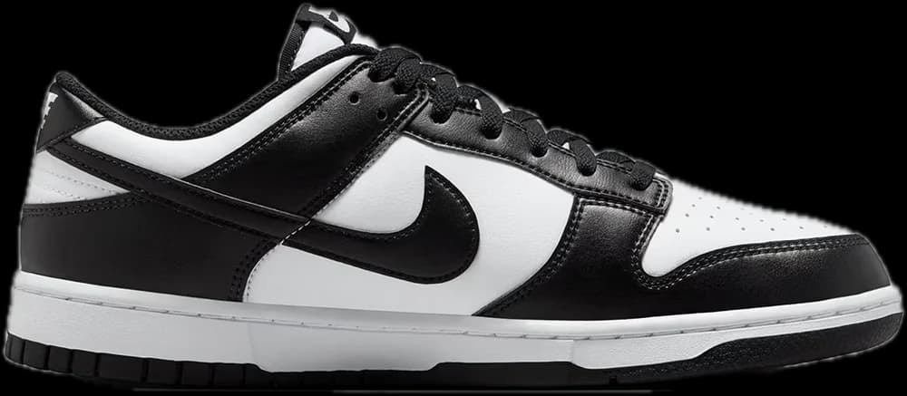 Nike Dunk Low Retro in white and black