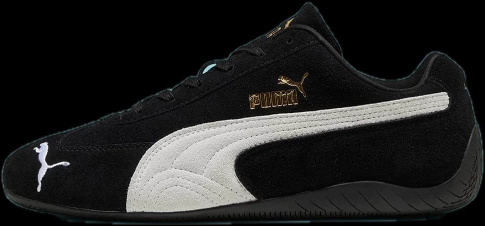 Puma Speedcat OG in black and white suede